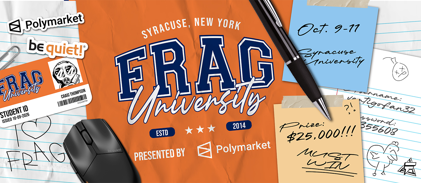 FRAG University banner